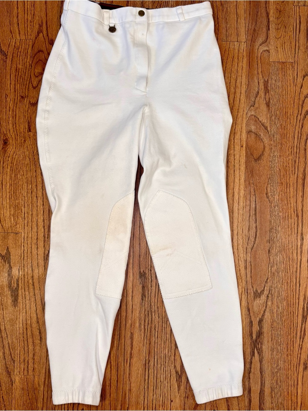 On Course white knee patch breeches - size 32